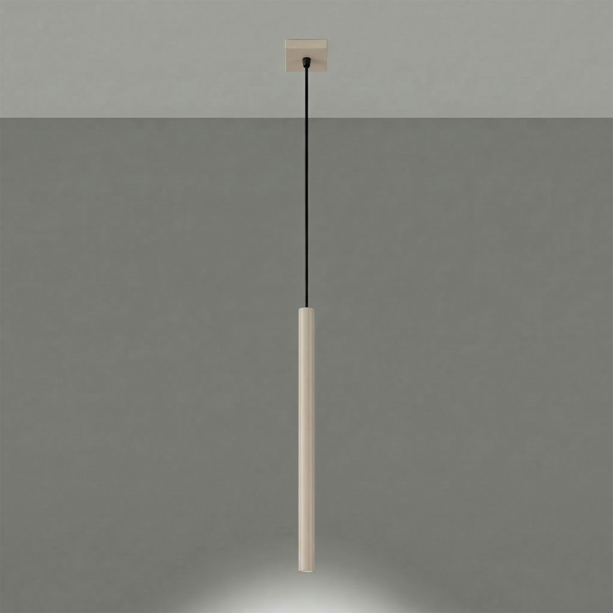 Lustr na lanku PASTELO 1xG9/8W/230V taupe