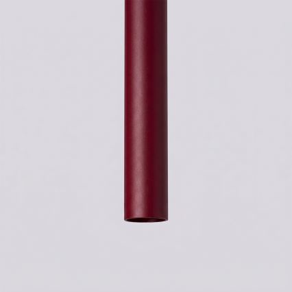 Lustr na lanku PASTELO 2xG9/8W/230V červená