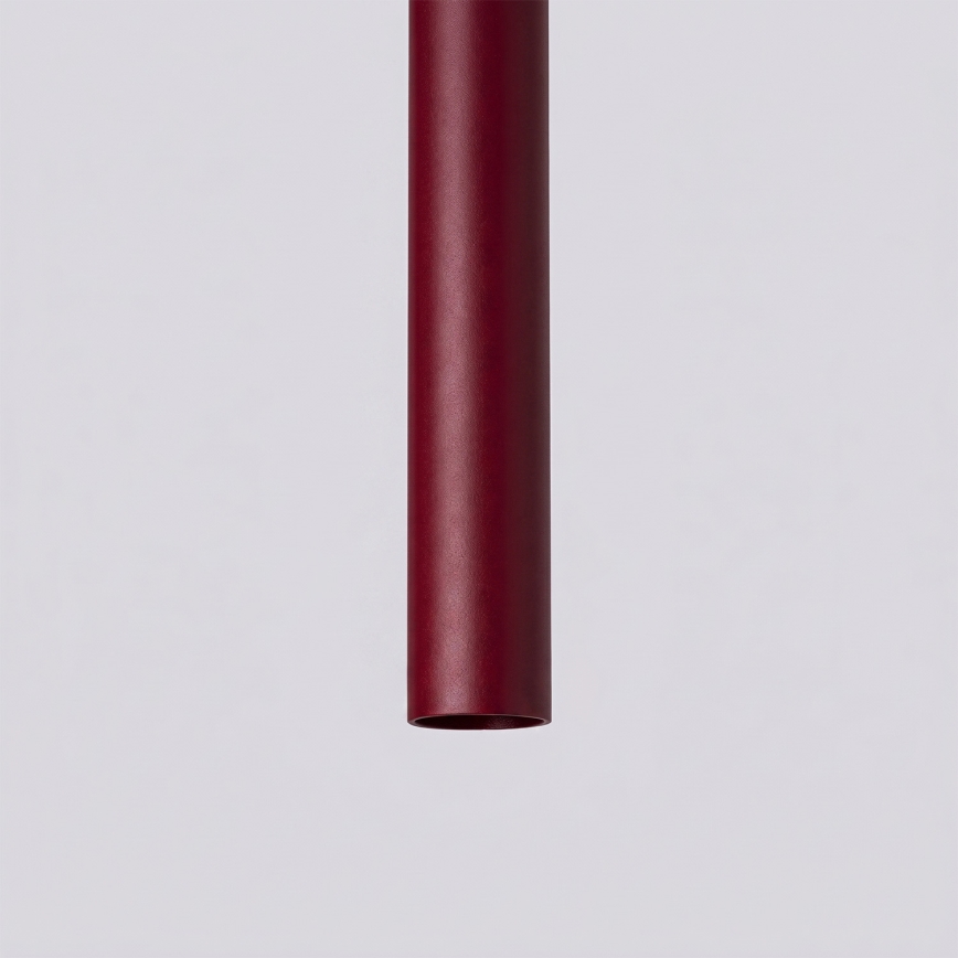 Lustr na lanku PASTELO 2xG9/8W/230V červená
