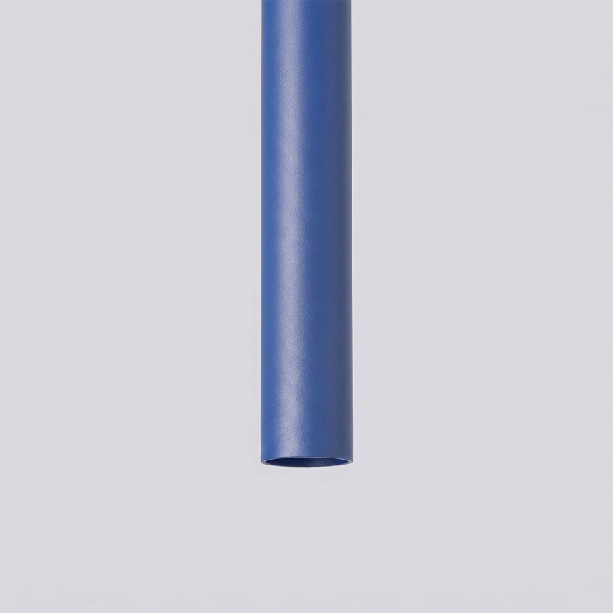 Lustr na lanku PASTELO 1xG9/8W/230V modrá