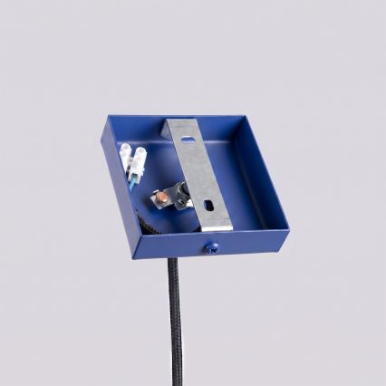 Lustr na lanku PASTELO 1xG9/8W/230V modrá