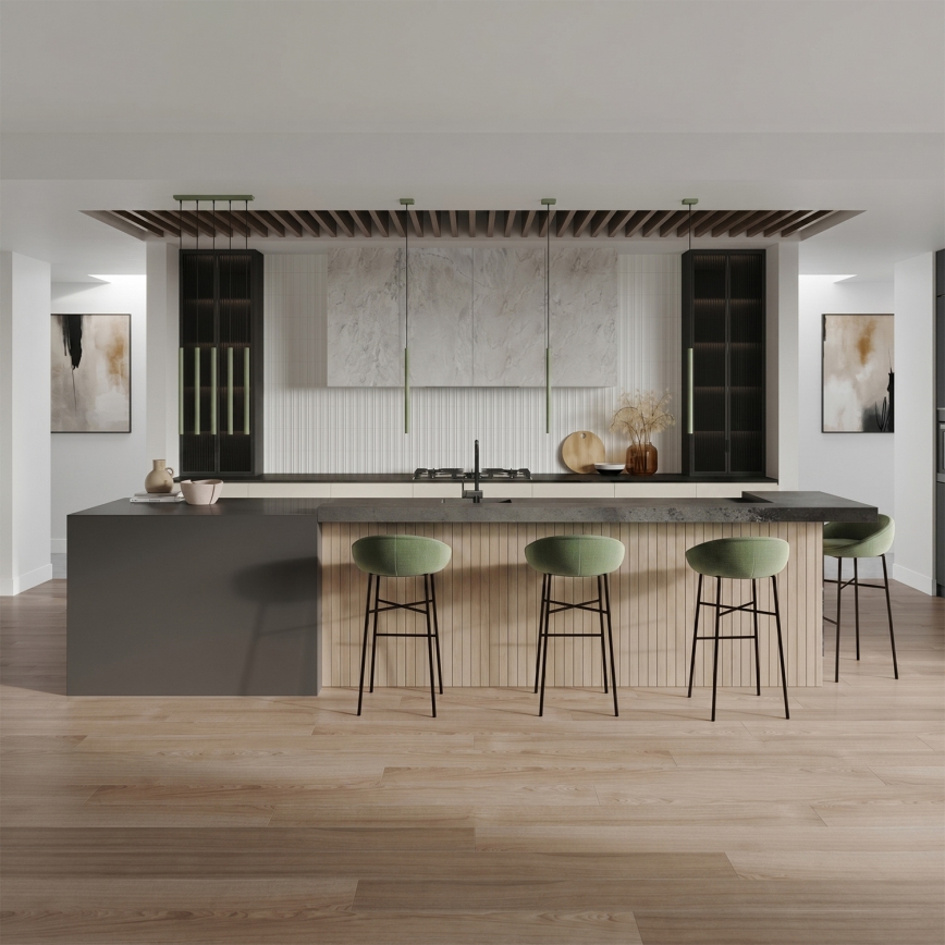 Lustr na lanku PASTELO 1xG9/8W/230V zelená