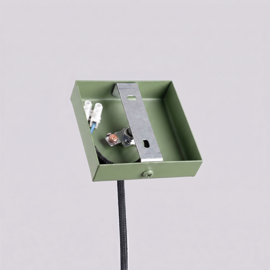 Lustr na lanku PASTELO 1xG9/8W/230V zelená