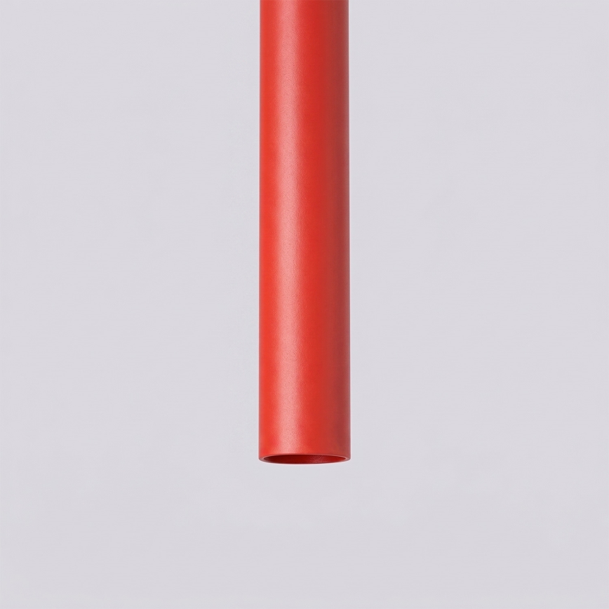 Lustr na lanku PASTELO 2xG9/8W/230V červená