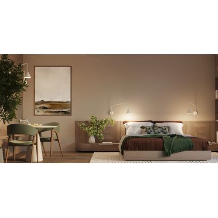 Nástěnná lampa NOX 1xE14/10W/230V krémová