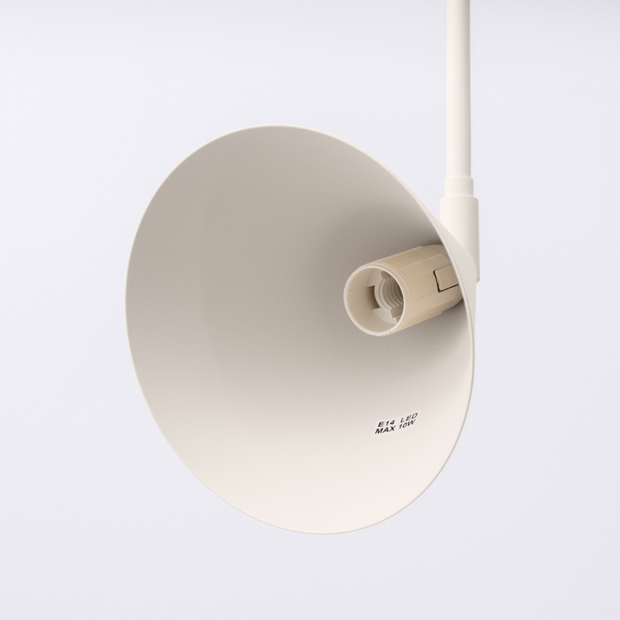 Nástěnná lampa NOX 1xE14/10W/230V krémová
