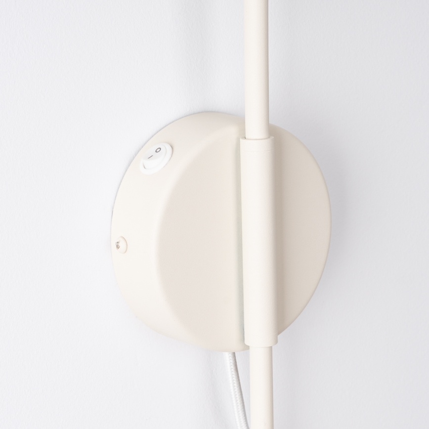 Nástěnná lampa NOX 1xE14/10W/230V krémová