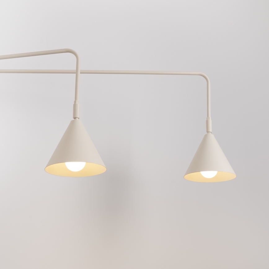 Nástěnná lampa NOX 2xE14/10W/230V krémová