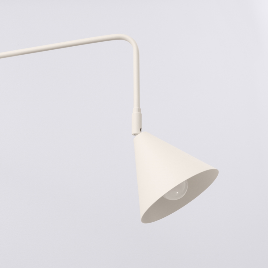 Nástěnná lampa NOX 2xE14/10W/230V krémová
