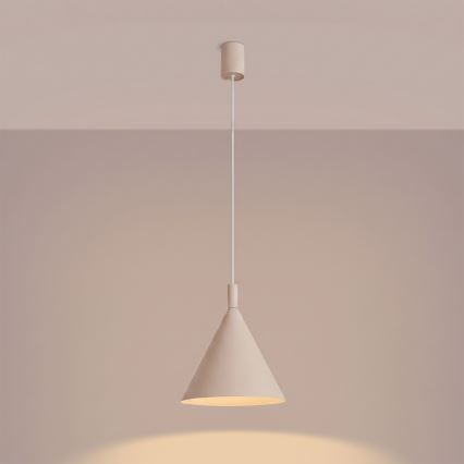Lustr na lanku NOX 1xE27/15W/230V krémová