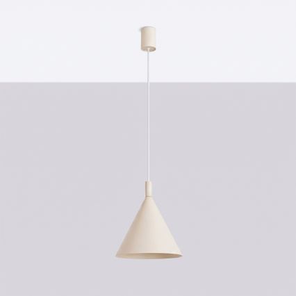 Lustr na lanku NOX 1xE27/15W/230V krémová
