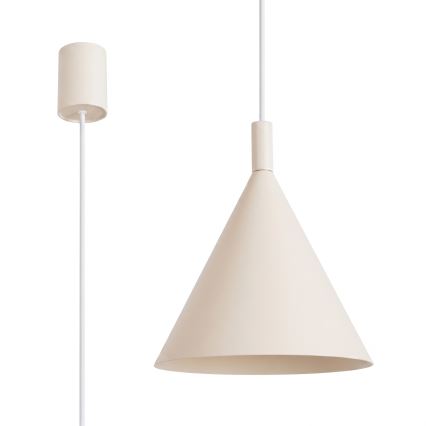 Lustr na lanku NOX 1xE27/15W/230V krémová