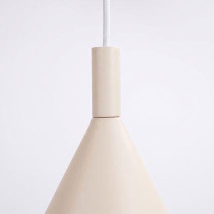 Lustr na lanku NOX 1xE27/15W/230V krémová