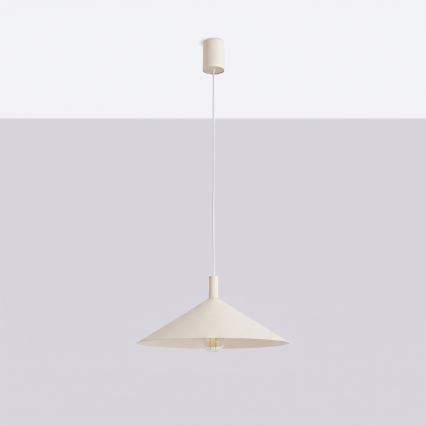 Lustr na lanku NOX 1xE27/15W/230V krémová