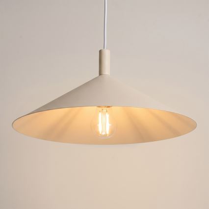 Lustr na lanku NOX 1xE27/15W/230V krémová