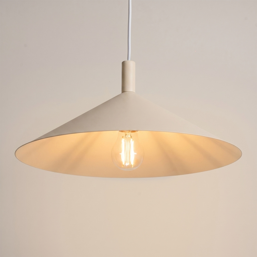Lustr na lanku NOX 1xE27/15W/230V krémová