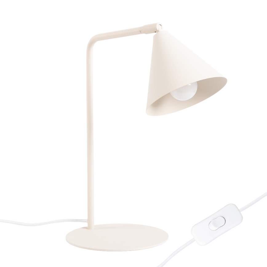 Stolní lampa NOX 1xE14/10W/230V krémová