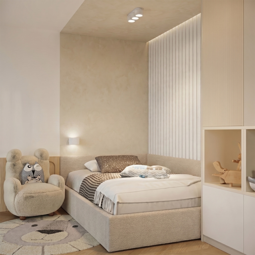 Nástěnné svítidlo AURA 1xGX53/10W/230V bílá