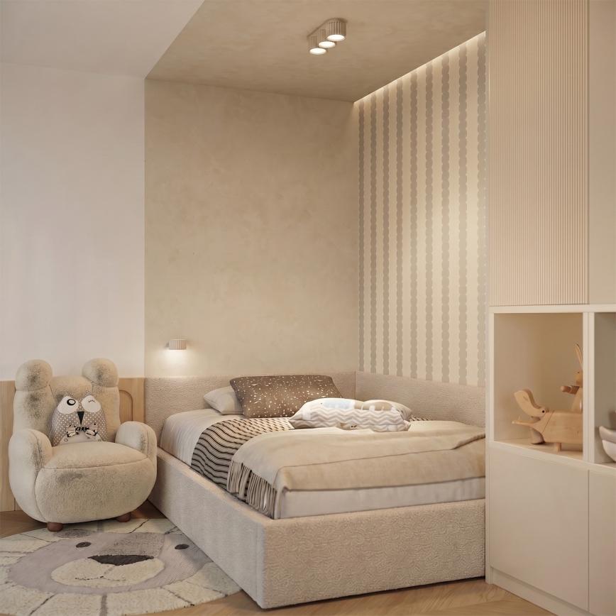 Nástěnné svítidlo AURA 1xGX53/10W/230V krémová