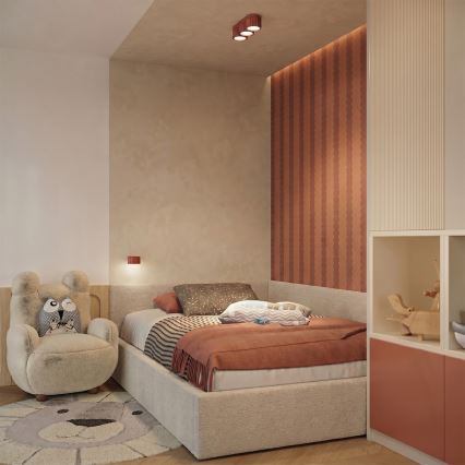 Nástěnné svítidlo AURA 1xGX53/10W/230V oranžová