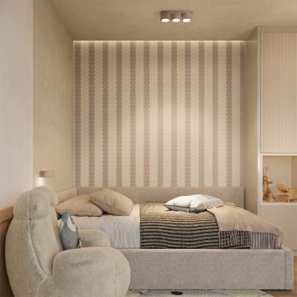 Nástěnné svítidlo AURA 1xGX53/10W/230V taupe
