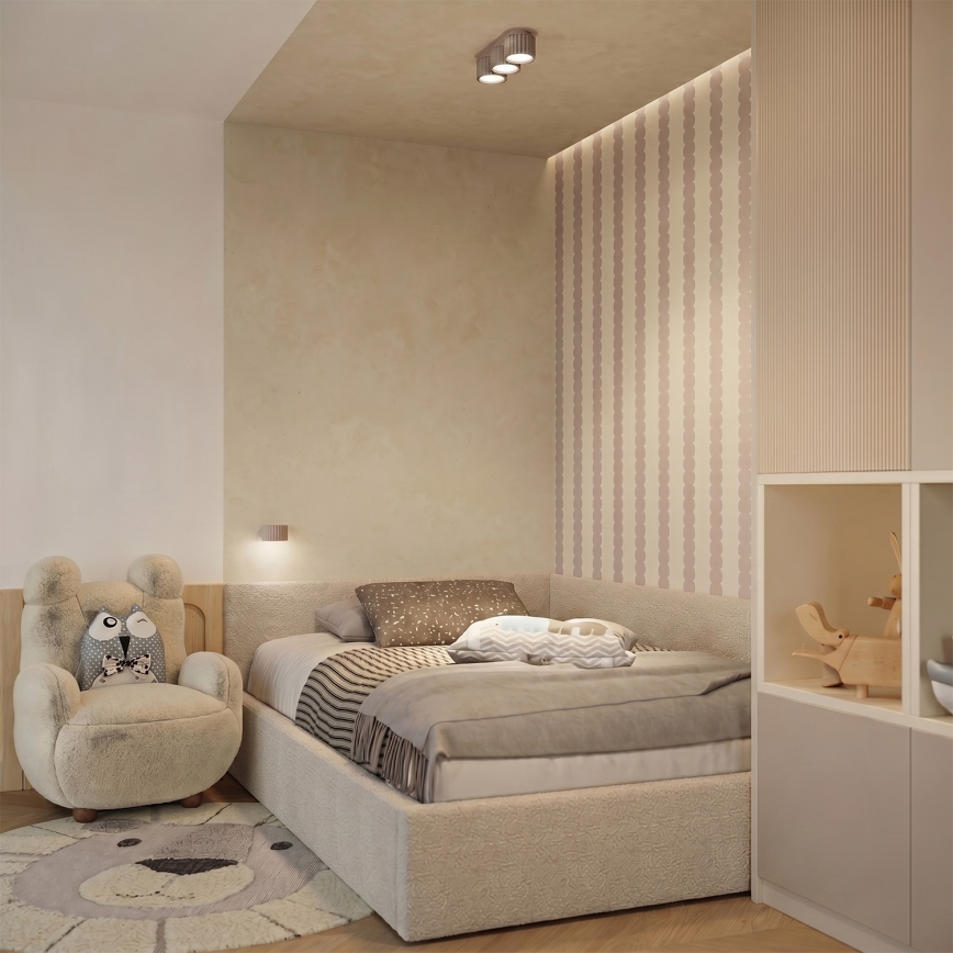Nástěnné svítidlo AURA 1xGX53/10W/230V taupe