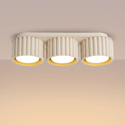 Bodové svítidlo AURA 3xGX53/10W/230V krémová