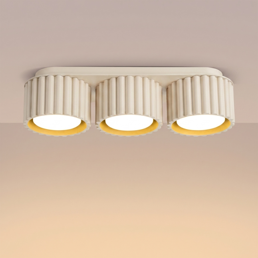 Bodové svítidlo AURA 3xGX53/10W/230V krémová