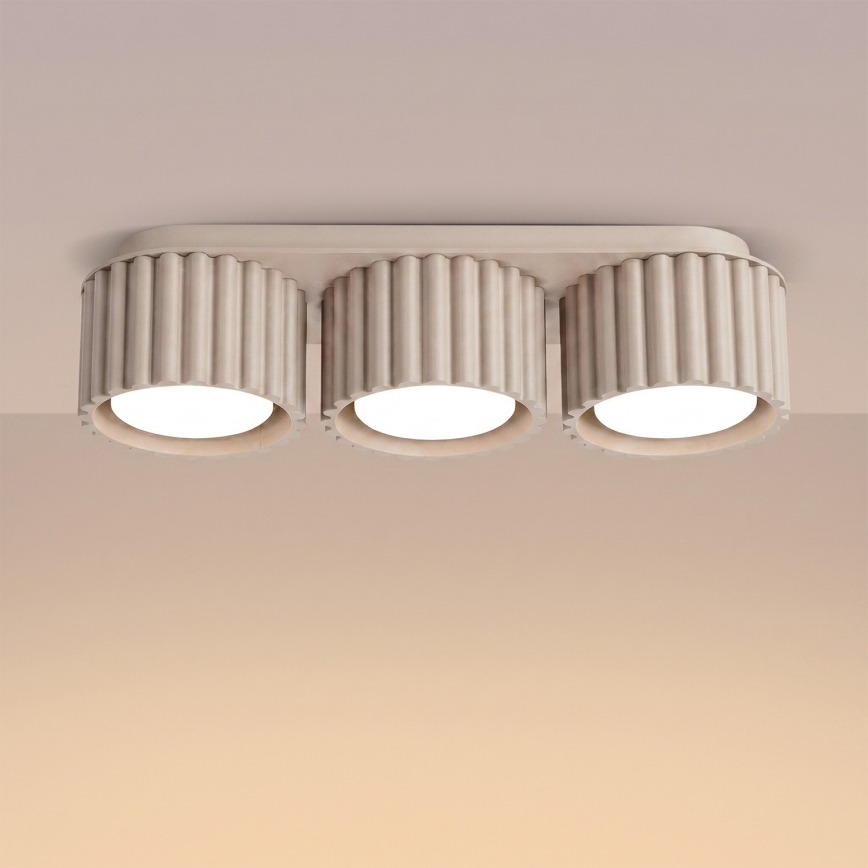 Bodové svítidlo AURA 3xGX53/10W/230V taupe