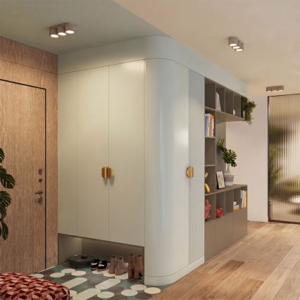Bodové svítidlo AURA 3xGX53/10W/230V taupe
