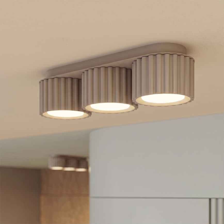 Bodové svítidlo AURA 3xGX53/10W/230V taupe