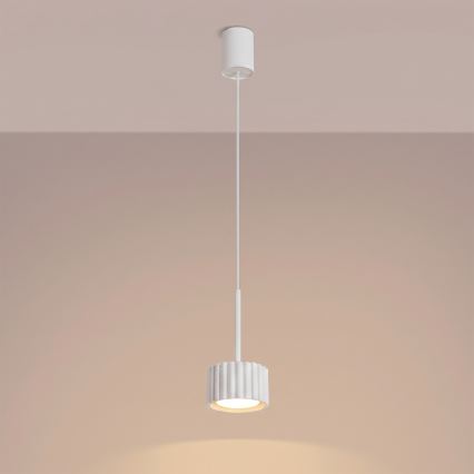 Lustr na lanku AURA 1xGX53/10W/230V bílá