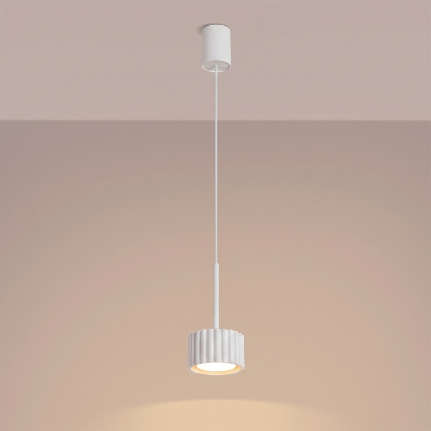 Lustr na lanku AURA 1xGX53/10W/230V bílá