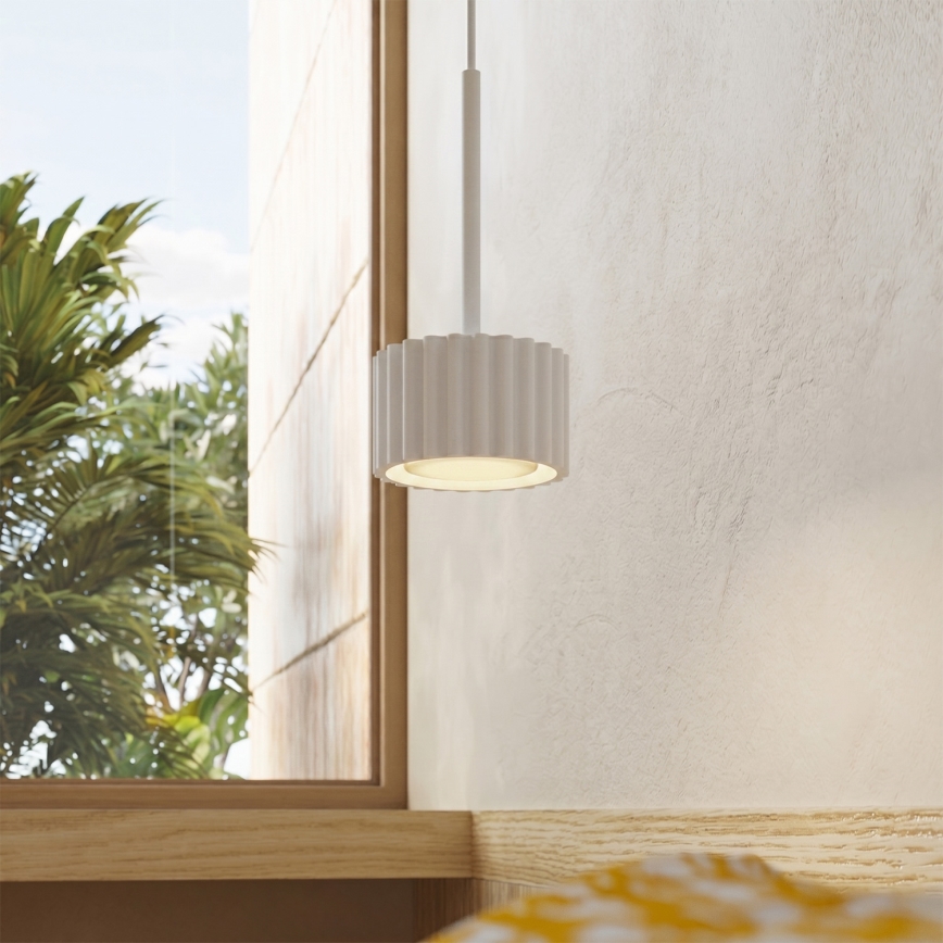 Lustr na lanku AURA 1xGX53/10W/230V bílá