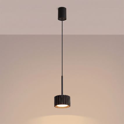 Lustr na lanku AURA 1xGX53/10W/230V černá