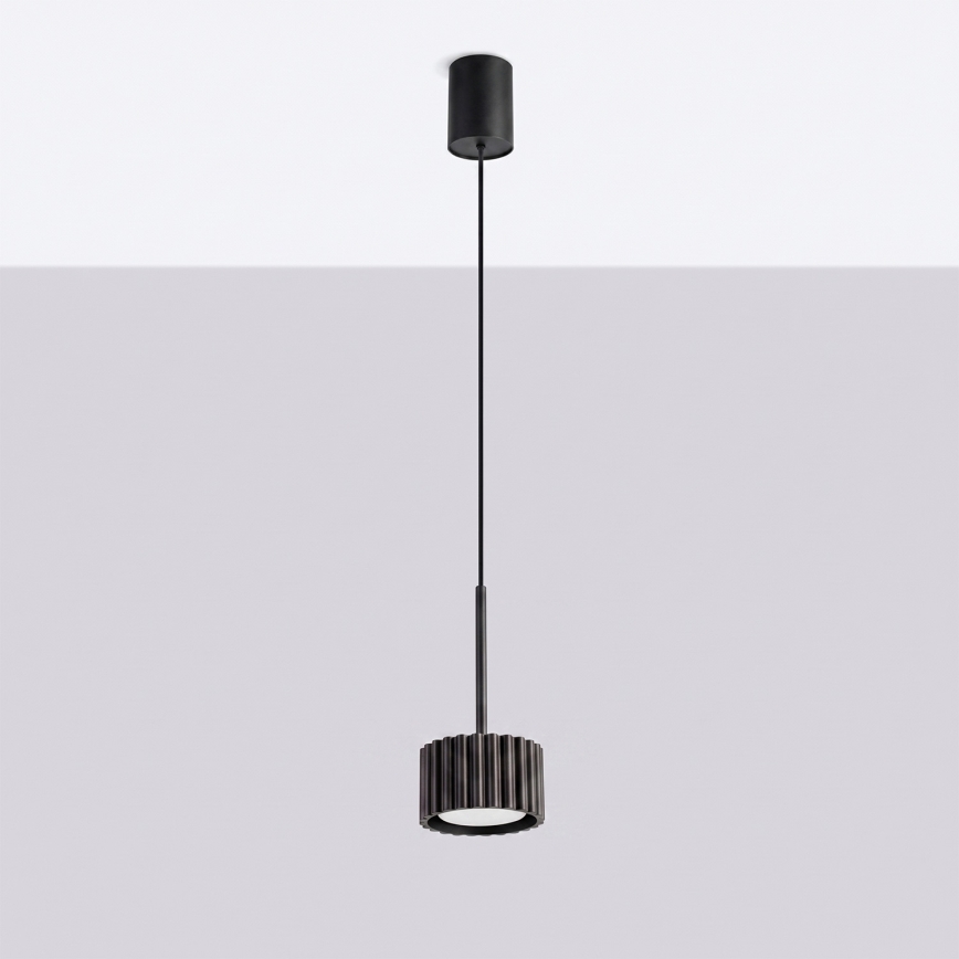 Lustr na lanku AURA 1xGX53/10W/230V černá