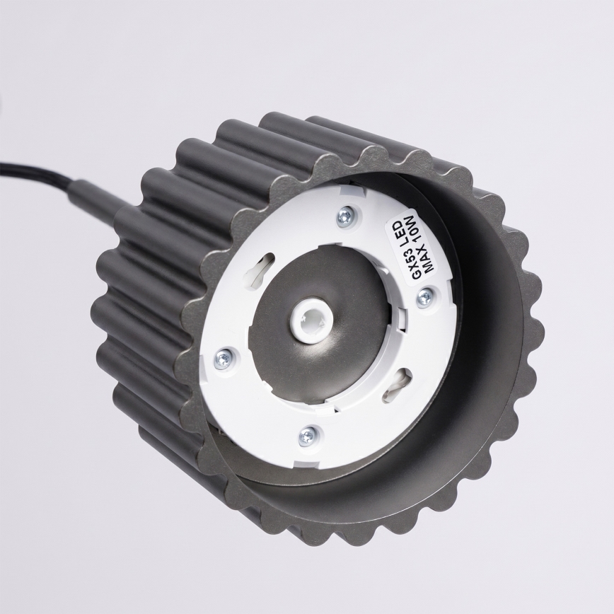 Lustr na lanku AURA 1xGX53/10W/230V černá
