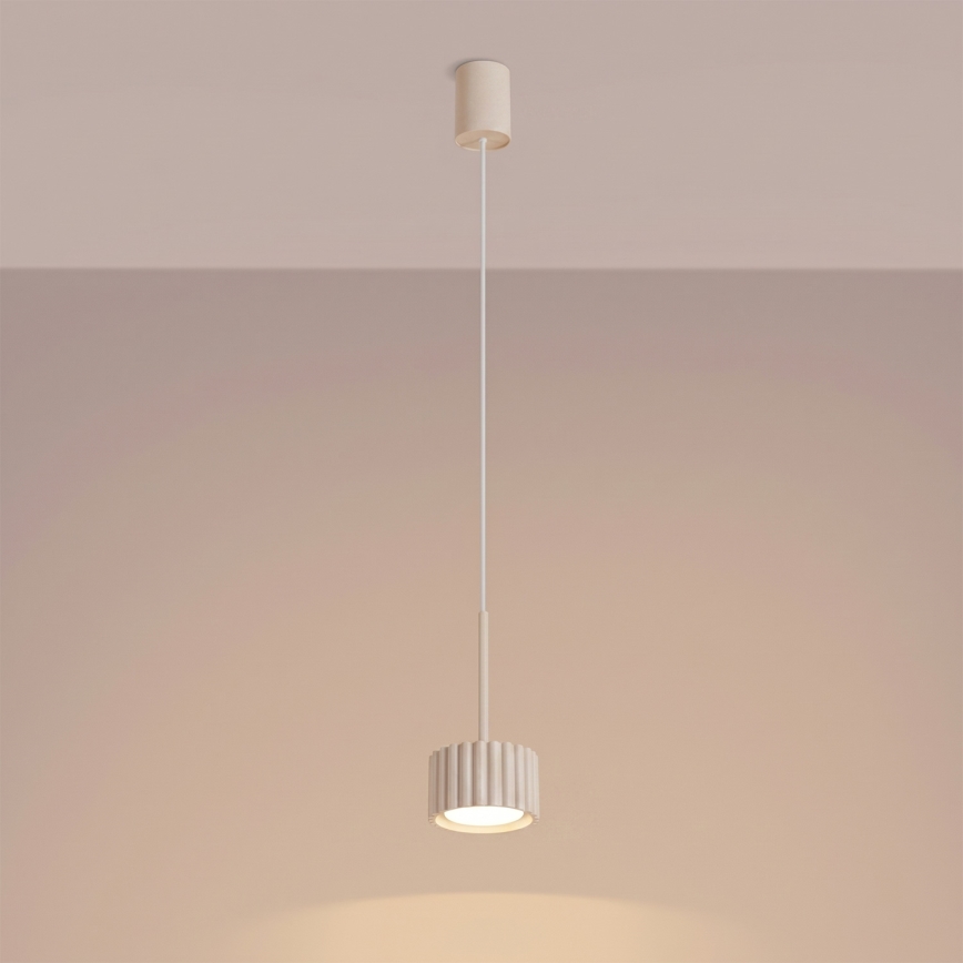Lustr na lanku AURA 1xGX53/10W/230V krémová