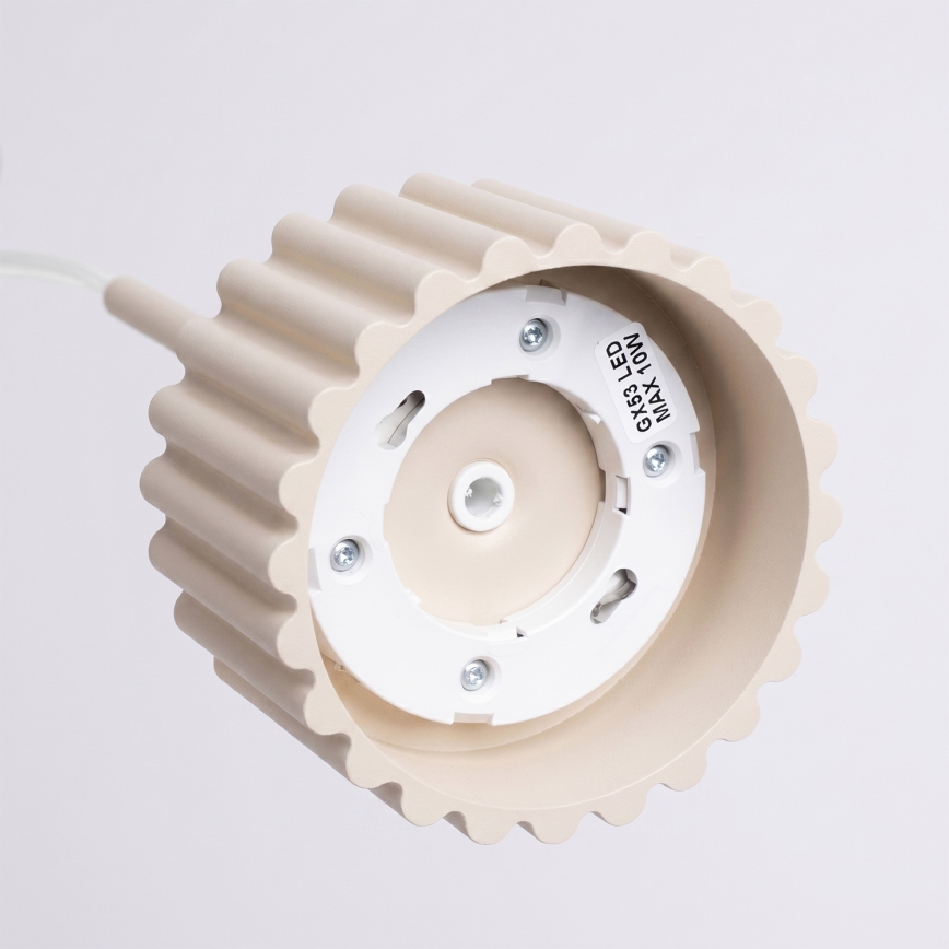 Lustr na lanku AURA 1xGX53/10W/230V krémová