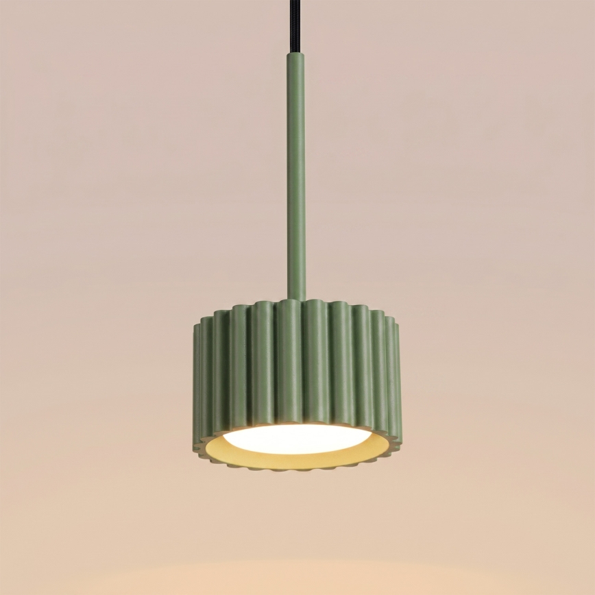 Lustr na lanku AURA 1xGX53/10W/230V zelená