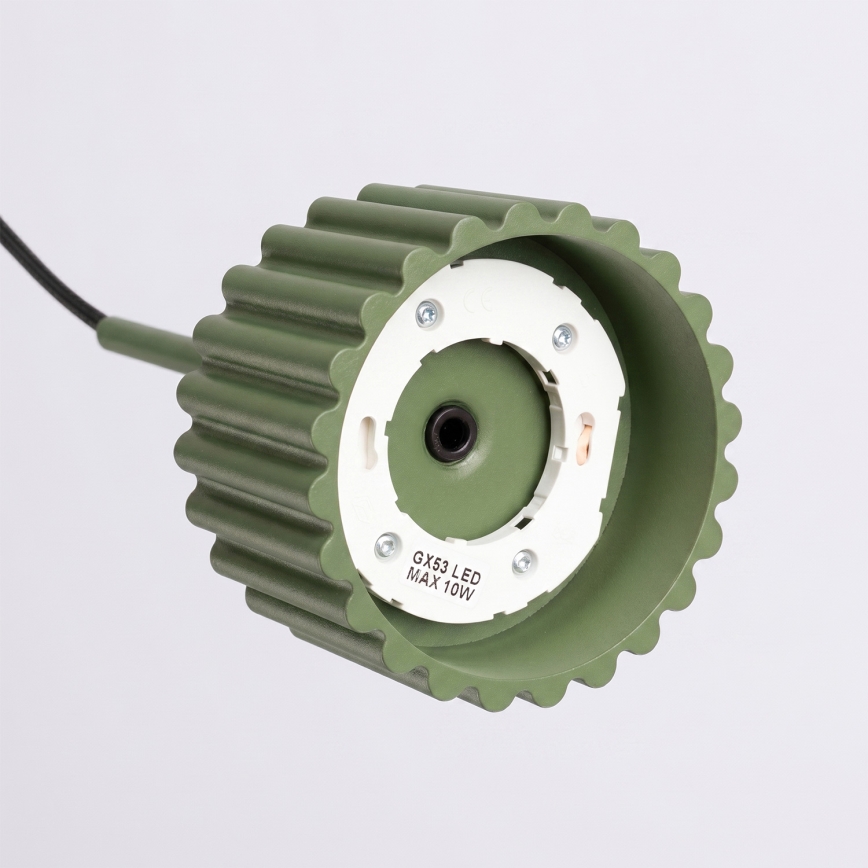 Lustr na lanku AURA 1xGX53/10W/230V zelená