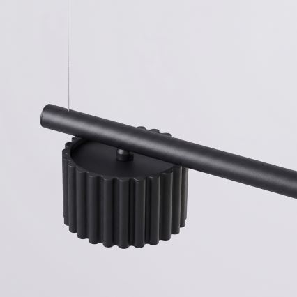 Lustr na lanku AURA 4xGX53/10W/230V černá