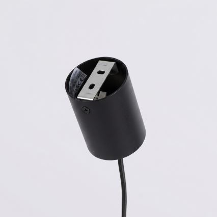 Lustr na lanku AURA 4xGX53/10W/230V černá