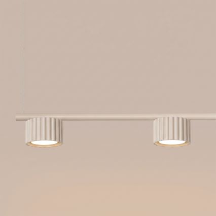Lustr na lanku AURA 4xGX53/10W/230V krémová
