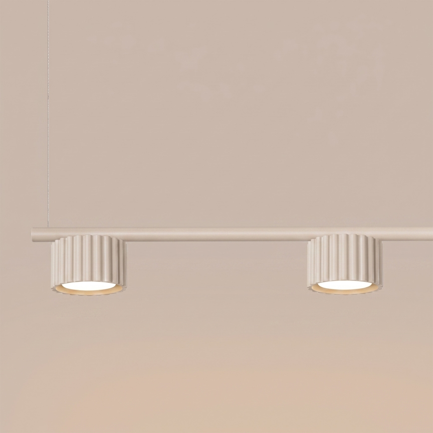 Lustr na lanku AURA 4xGX53/10W/230V krémová