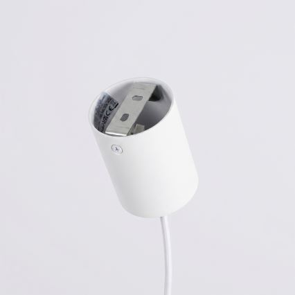 Lustr na lanku KARBON 4xGU10/10W/230V bílá