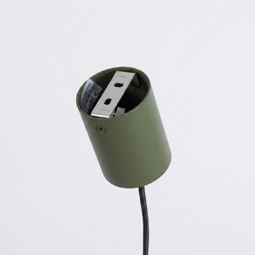 Lustr na lanku KARBON 4xGU10/10W/230V zelená