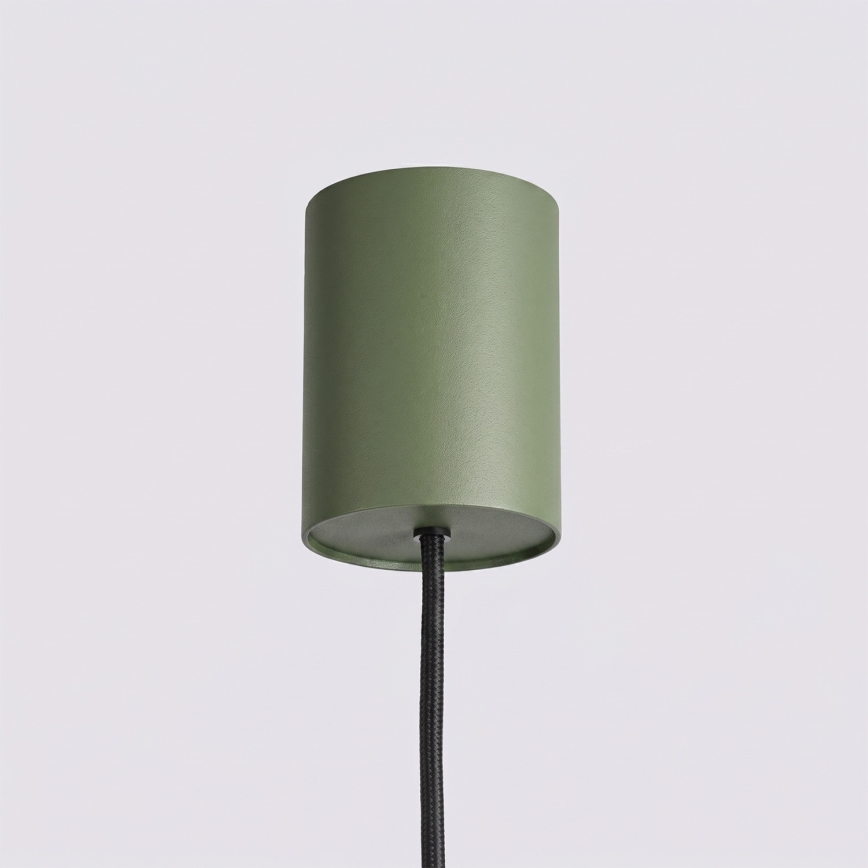 Lustr na lanku KARBON 4xGU10/10W/230V zelená