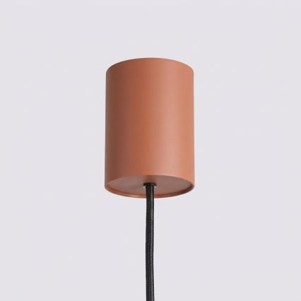 Lustr na lanku KARBON 4xGU10/10W/230V oranžová