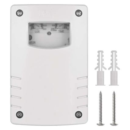 Soumrakový spínač 1800W/230V IP65 bílá